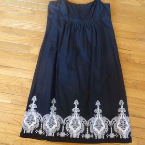 Ann Taylor Loft Black Summer Dress size 16